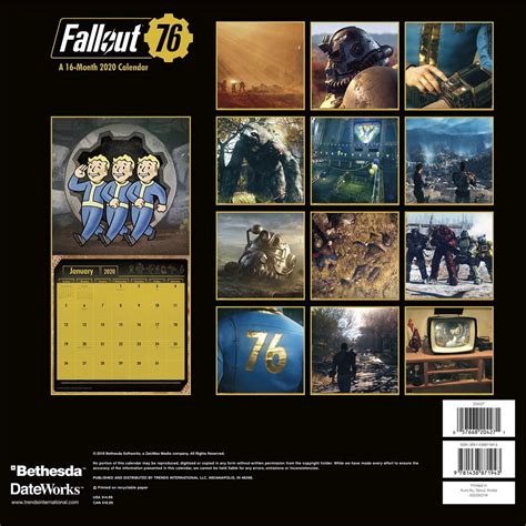 Fallout 76 Calendar 2022